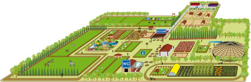 Plan de la Ferme de Découverte